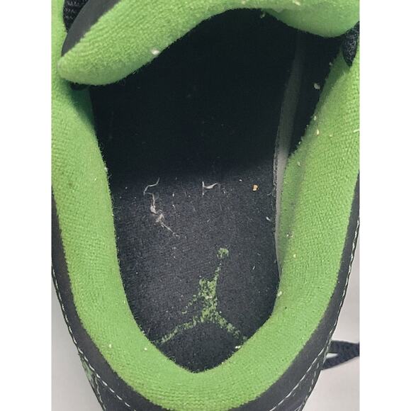 Nike Air Jordan 2008 1 Flight Low Slime Green/Black Size 9 350610-031 - Picture 5 of 11